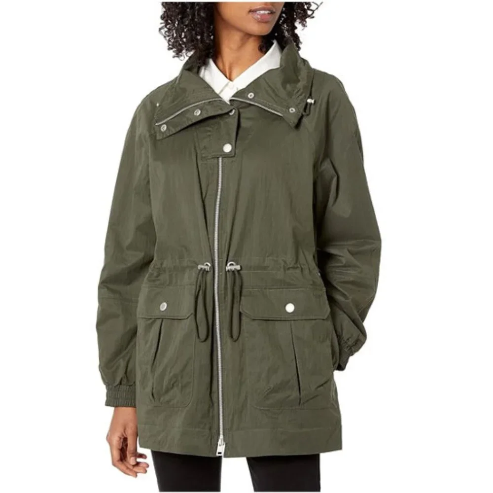 LEVI'S Cinch Waist Anorak Rain Jacket - Picture 1 of 5